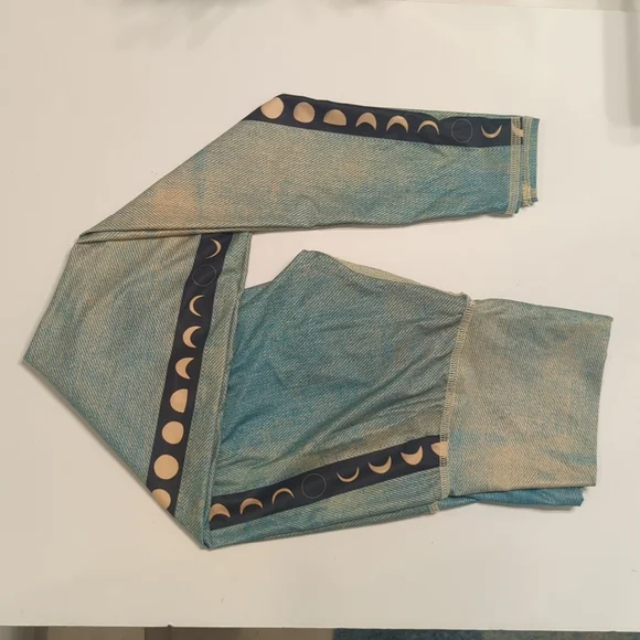 teeki Pants Jumpsuits Teeki Moon Phase Leggings Poshmark